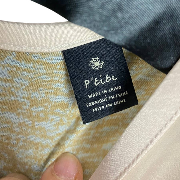 Maison Scotch Women's Graphic 3/4 sleeve Shirt.  Size sm - Picture 6 of 7